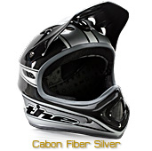 Helmets One Face Graphics Carbon Fiber Silver